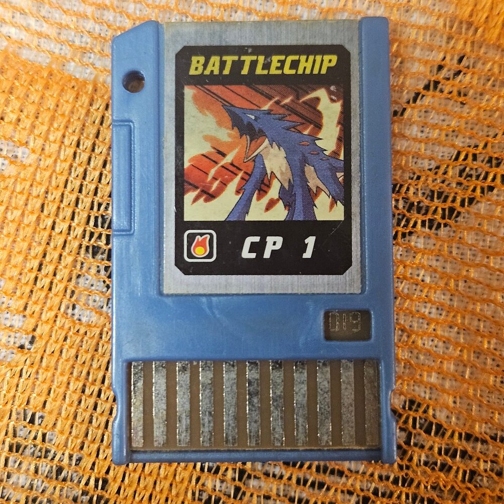 2004 Takara Co Mega Man battle Network Battle Chip 019 CP 1